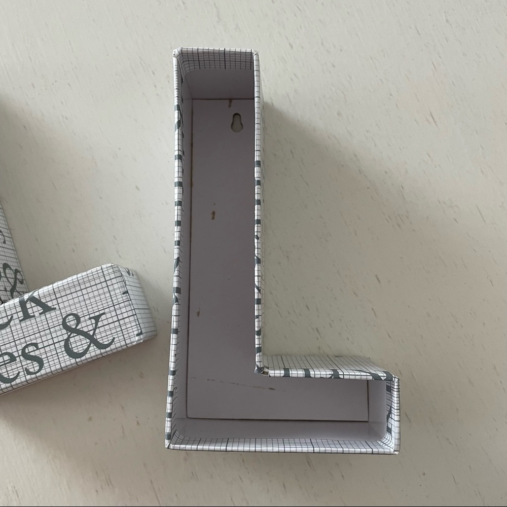 NWT Letter Container - Picture 3 of 10